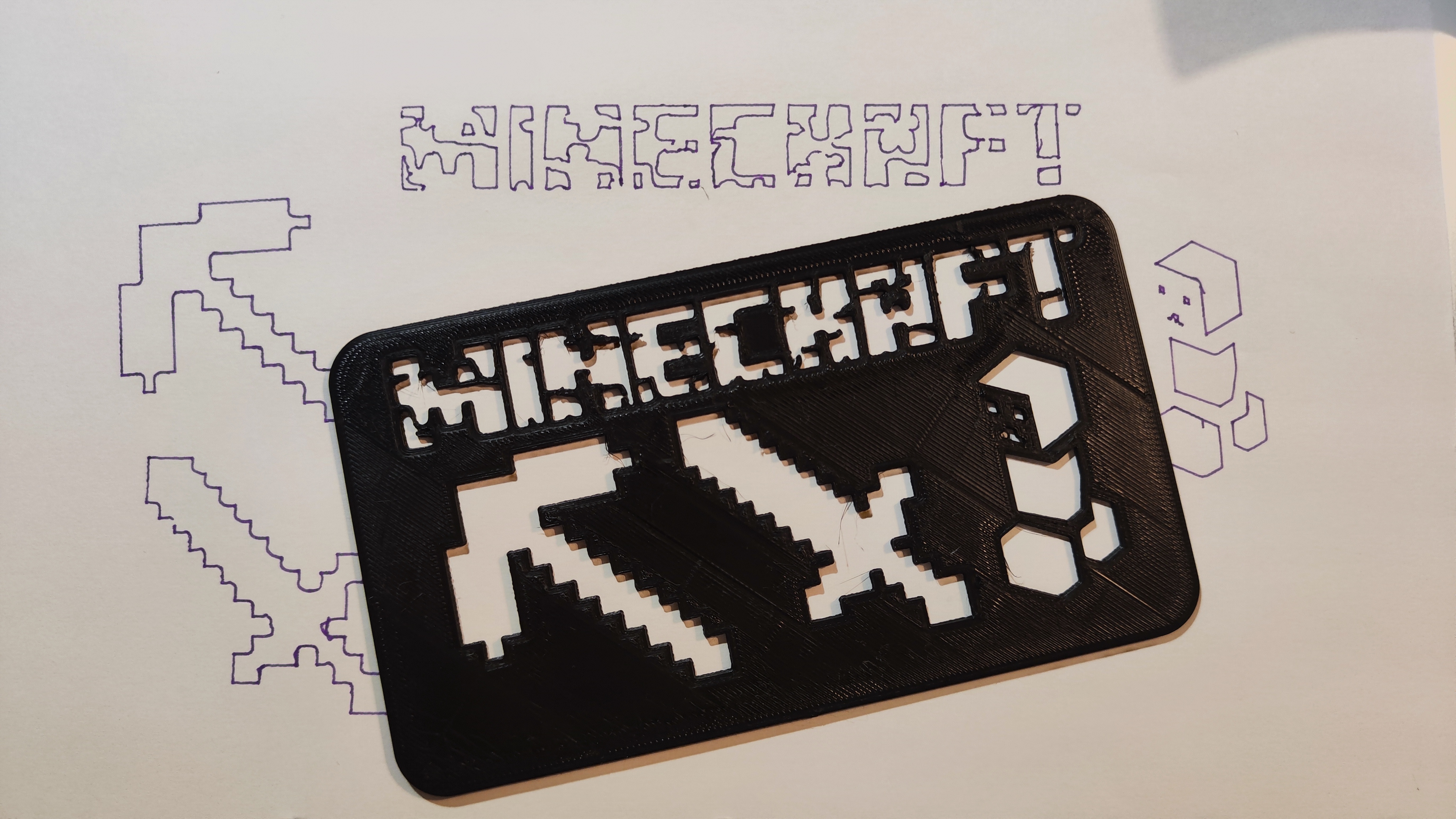 Minecraft Stencil