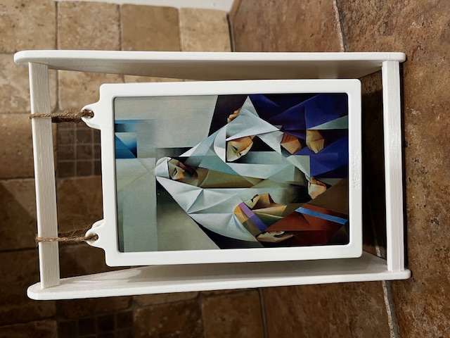 Elegant, Simple Multi-Photo Frame Stand 3D model thumbnail