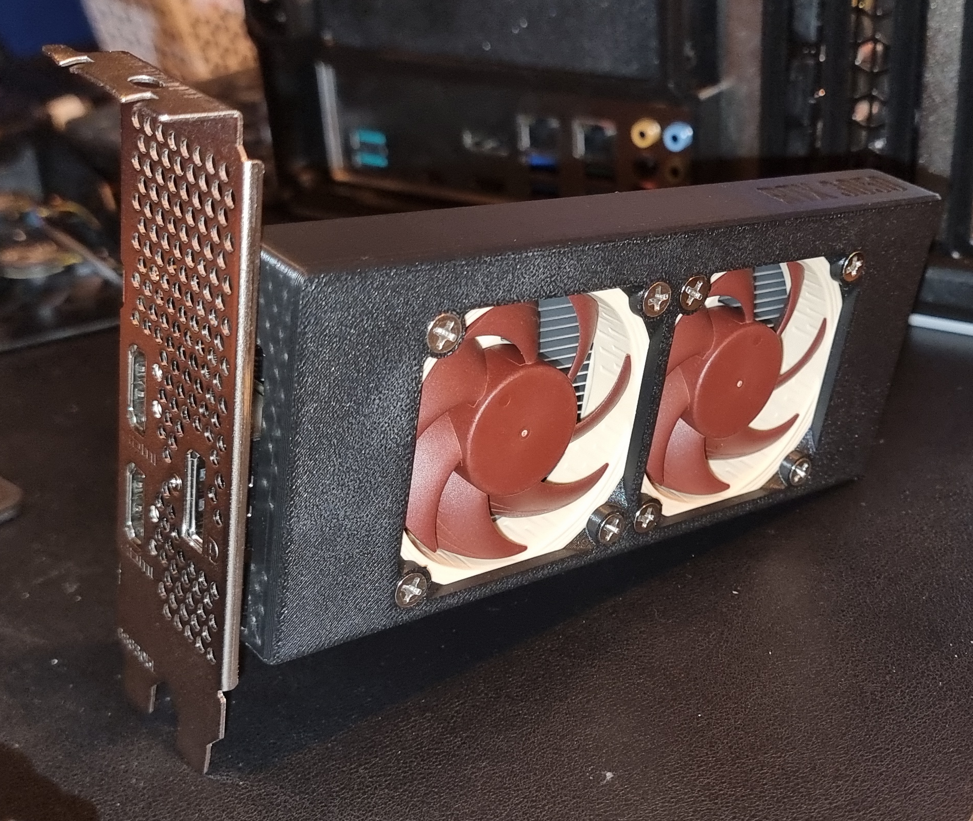 MSI GeForce RTX 3050 LP Shroud for 2x 60x15mm fans