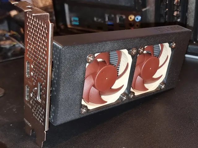 MSI GeForce RTX 3050 LP Shroud for 2x 60x15mm fans