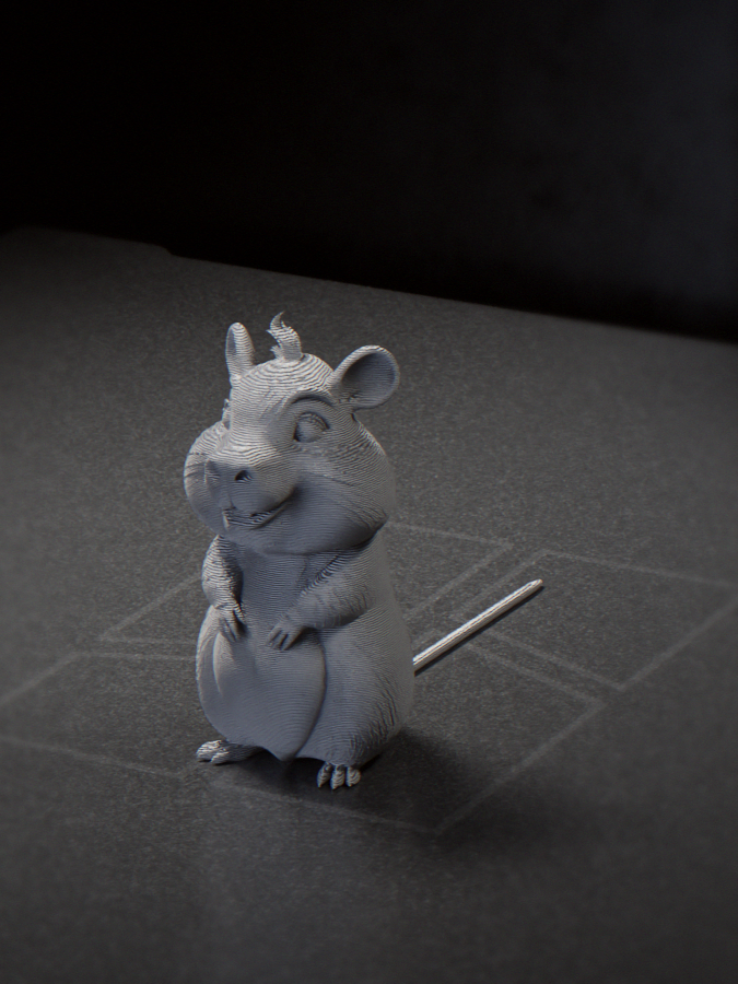 Chimpmunk Figurine Animal 3D Printable 3D model