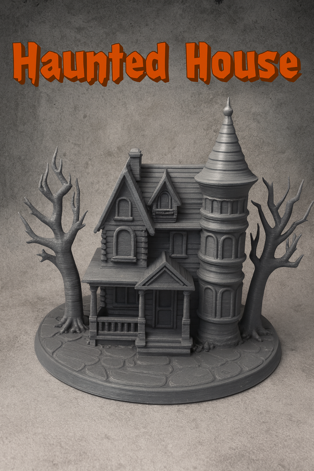 Gothic House with Trees
