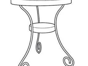 IKEA NORESUND Side Table Lower Shelf Lip