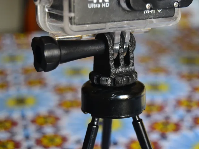 Tripod 1/4" screw to GoPro Accessory Adapter Mount