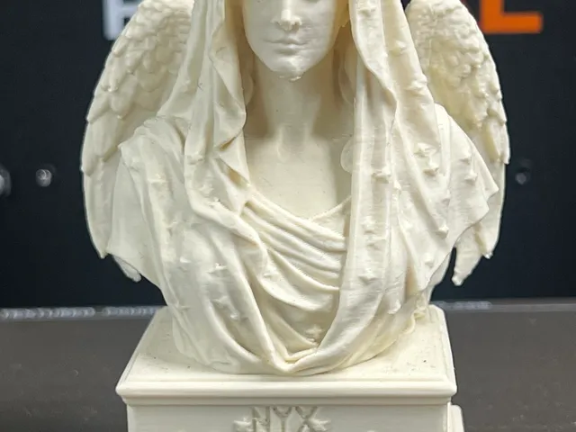 Nyx Bust – Primordial Goddess of Night Statue STL
