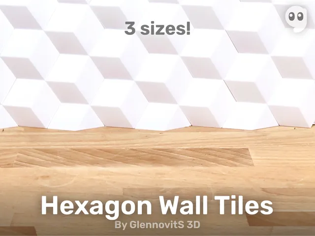 Hexagon Wall Tiles (Backdrop styling for photos)