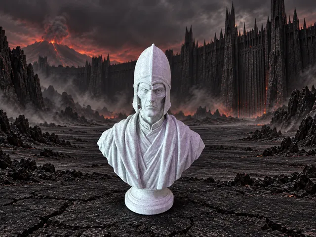 The Mouth of Sauron — Bust Inspired by J. R. R. Tolkien’s Writings