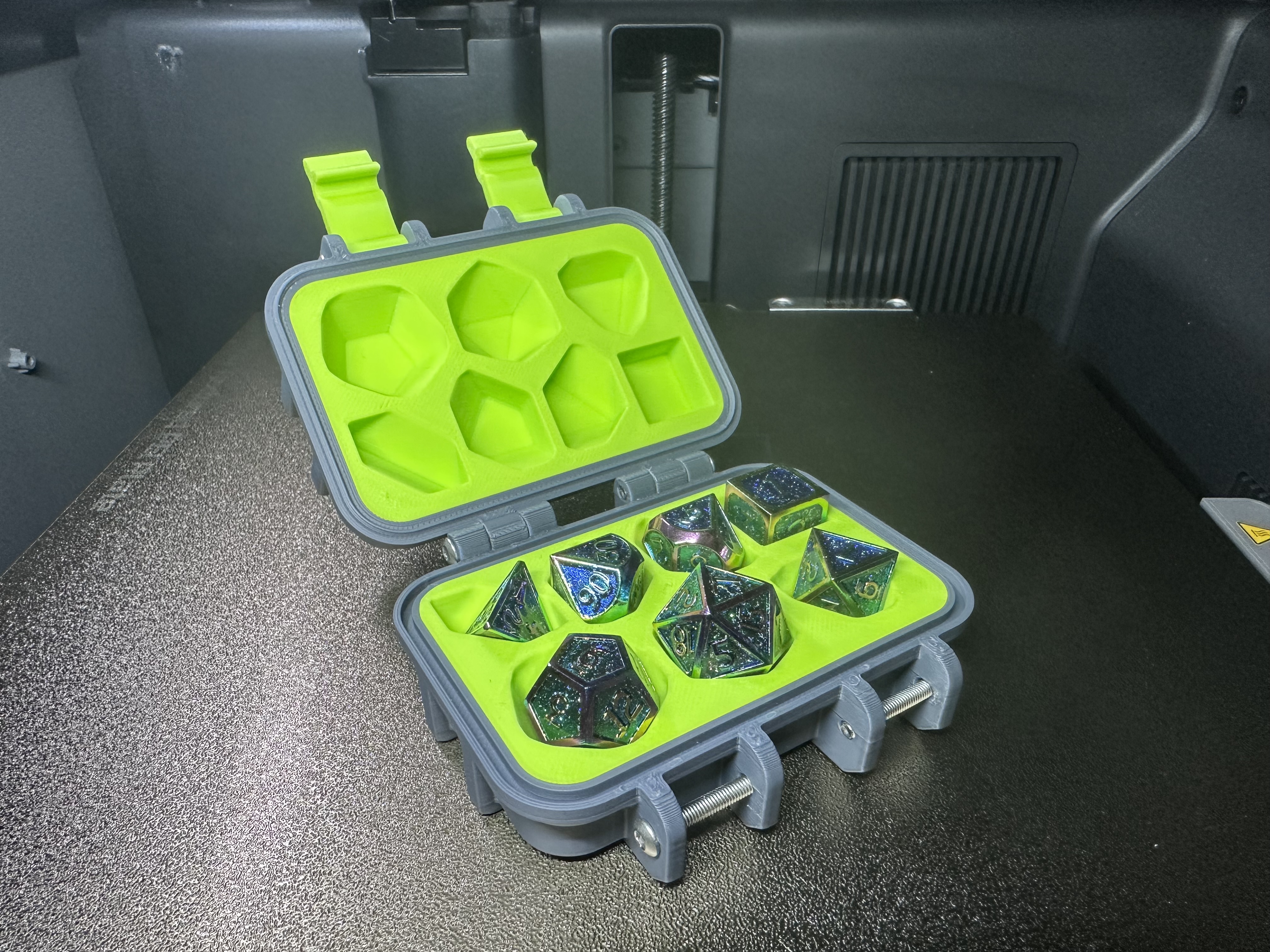 Rugged Multipart Dice Set Case