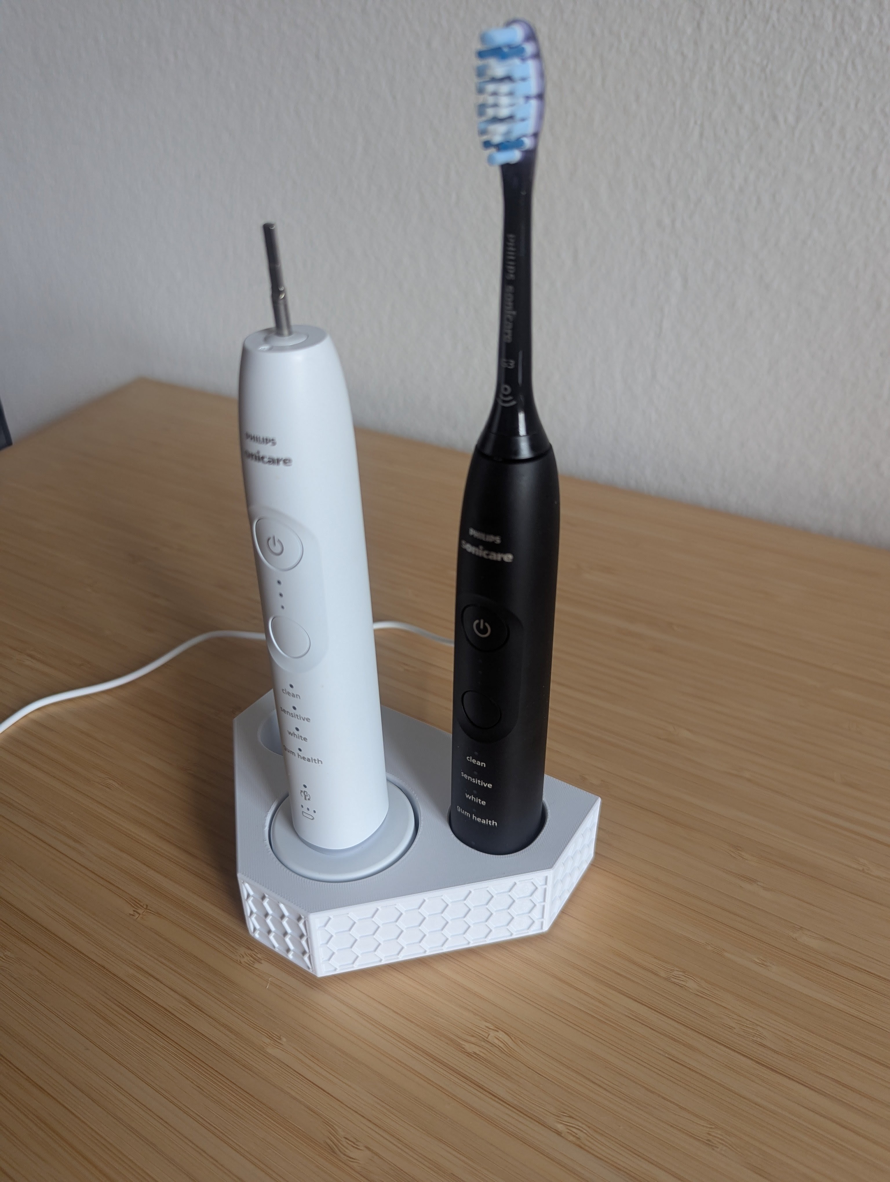Sonicare toothbrush double holder