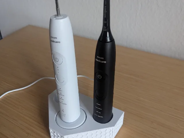 Sonicare toothbrush double holder