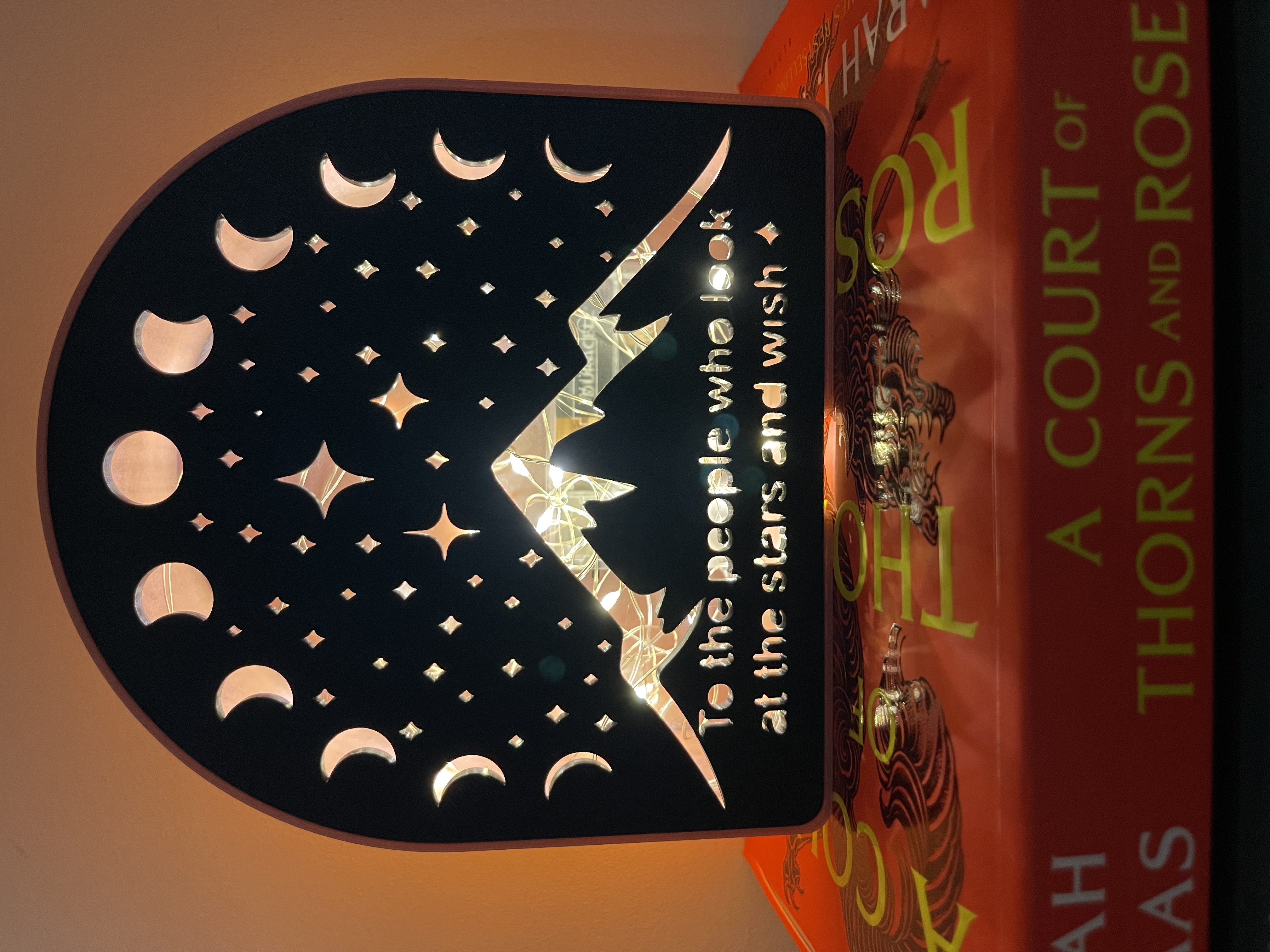 ACOTAR - Inspired Light Display / Book Nook