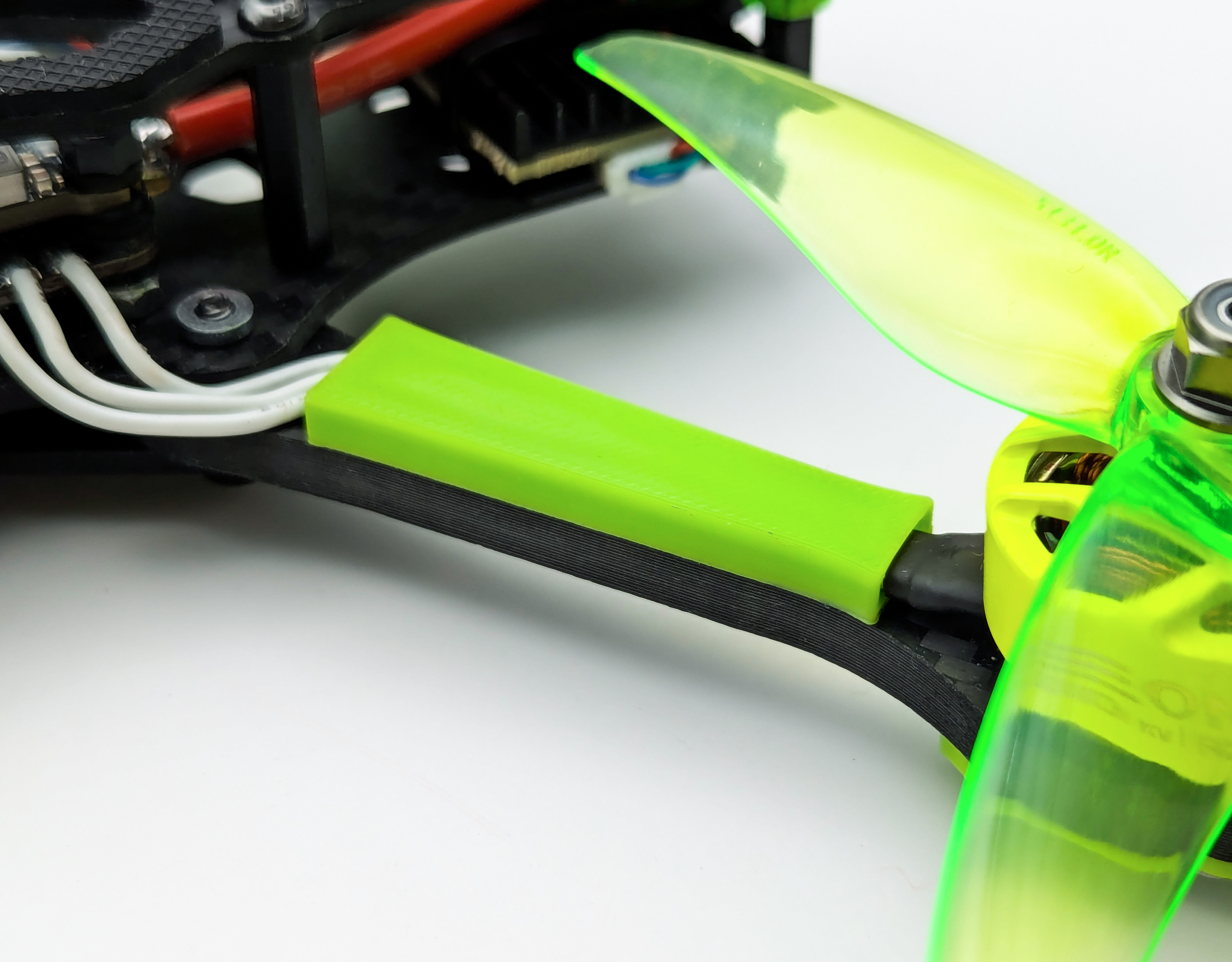 Apex 5" Motor Wire Covers - ImpulceRC FPV Drone Arm Protectors 3D model