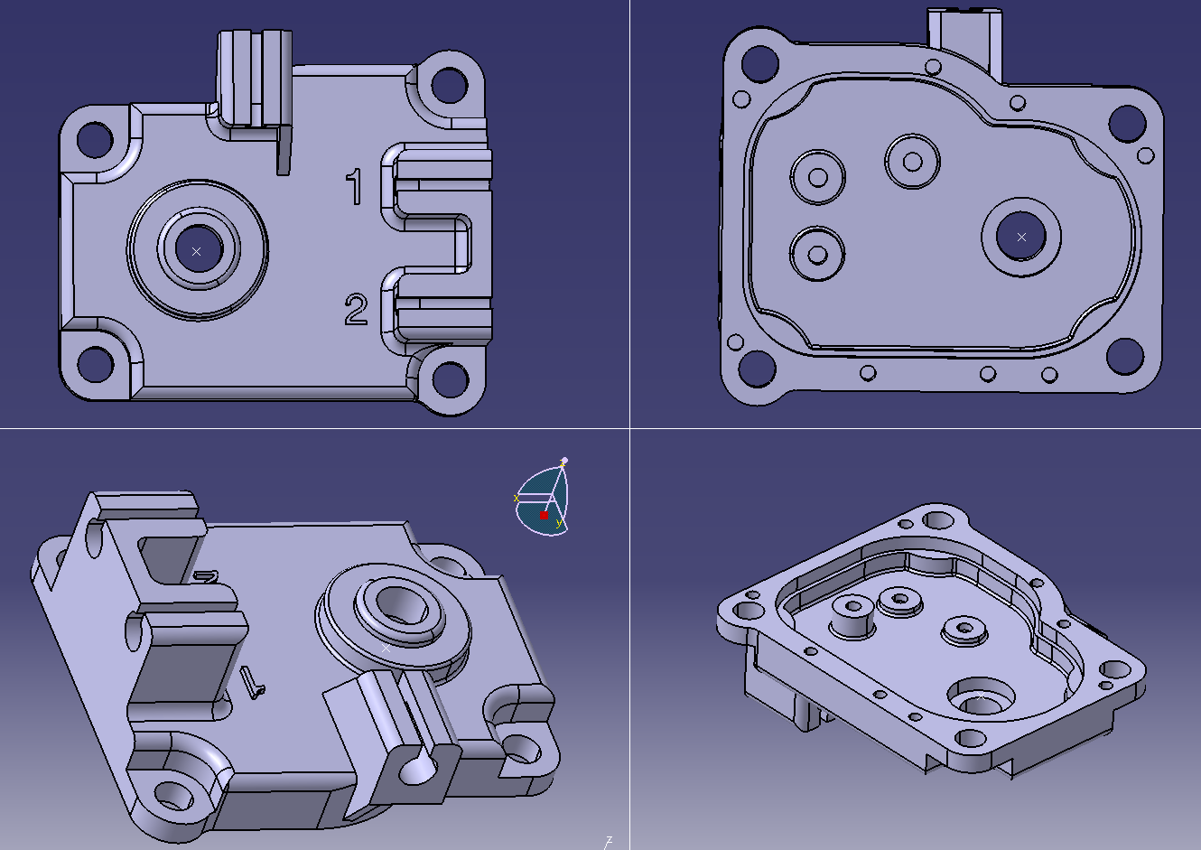 Yamaha Powervalve Servo (YPVS) Cover for the 4FU/4FL Version