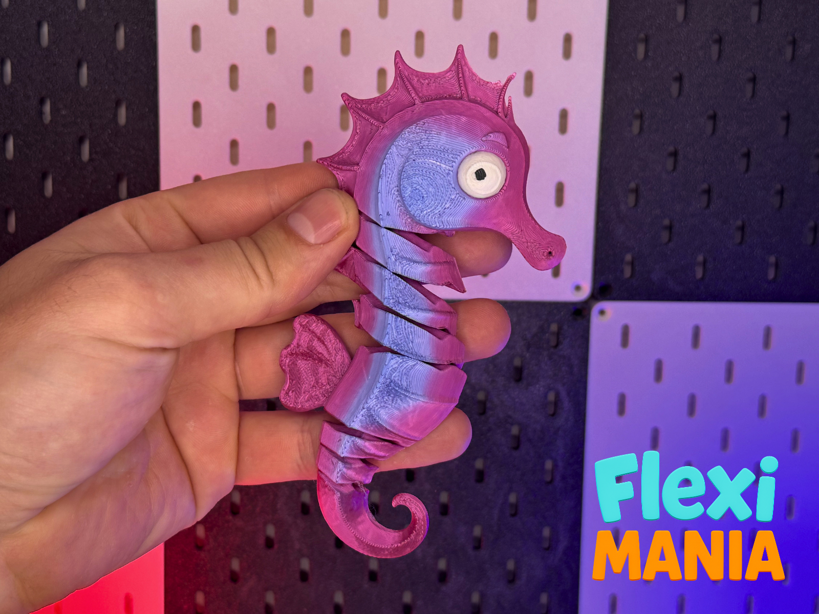 Flexi Seahorse - Print-in-Place – No Supports Needed
