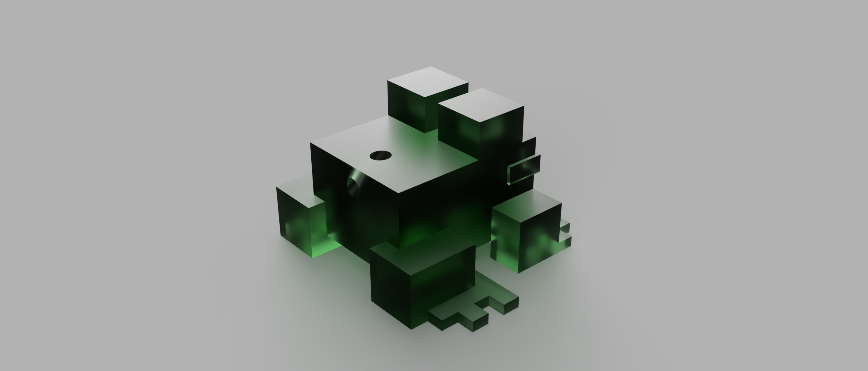 Miniatura 3 do modelo 3D Minecraft frog keychain