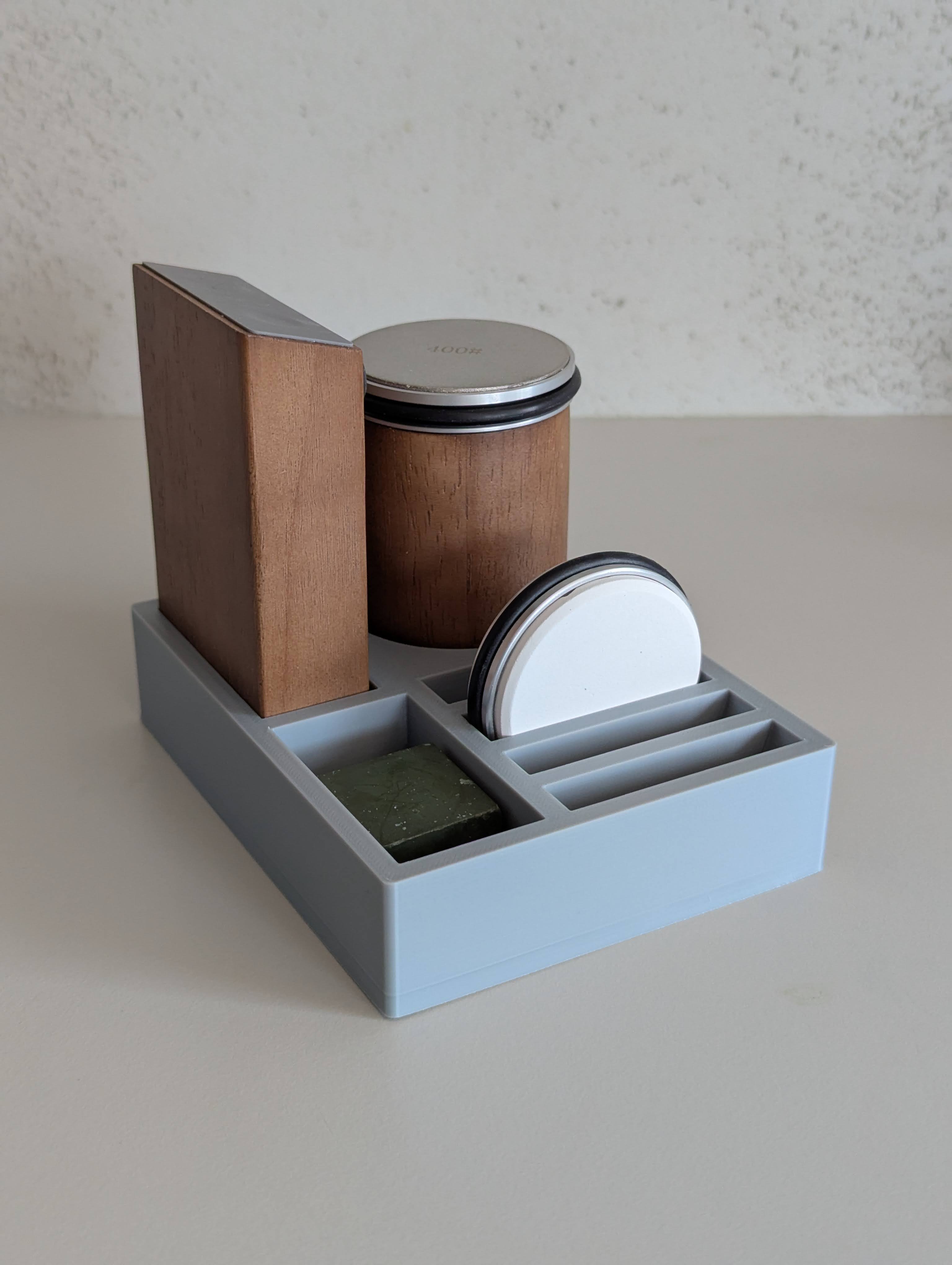 Rolling Knife Sharpener Organizer