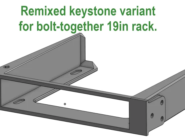 Lenovo ThinkCentre Tiny 19" Rack Mount with Keystone