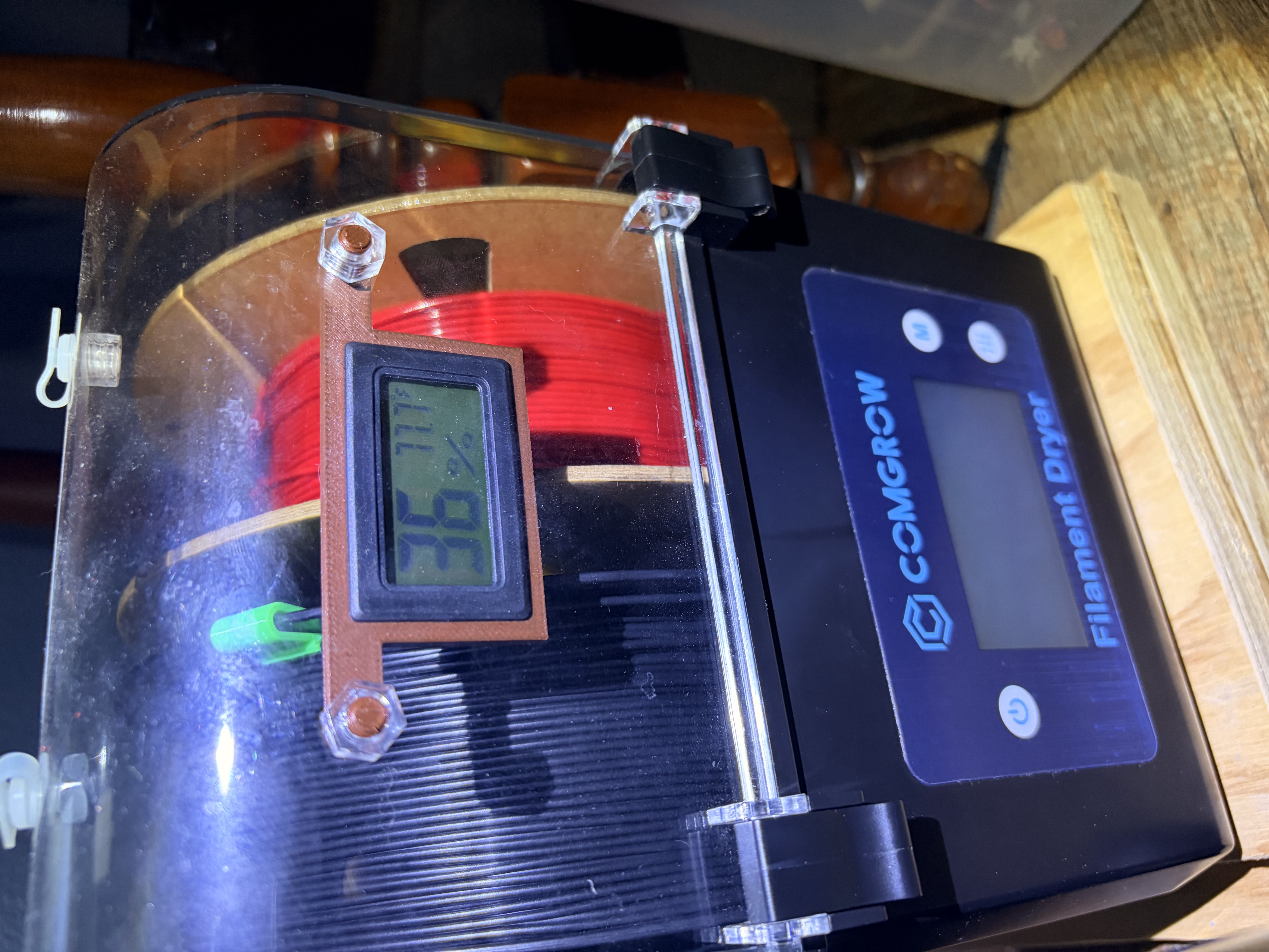 Comgrow and Sovol SH01 - Hygrometer holder