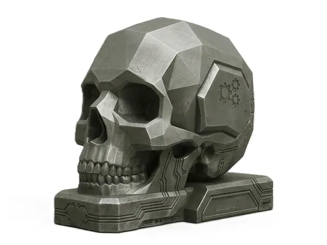 SCI FI Skull