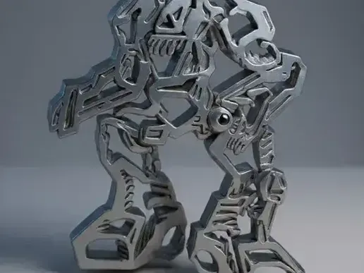 MECHA-SILHOUETTE Pendant