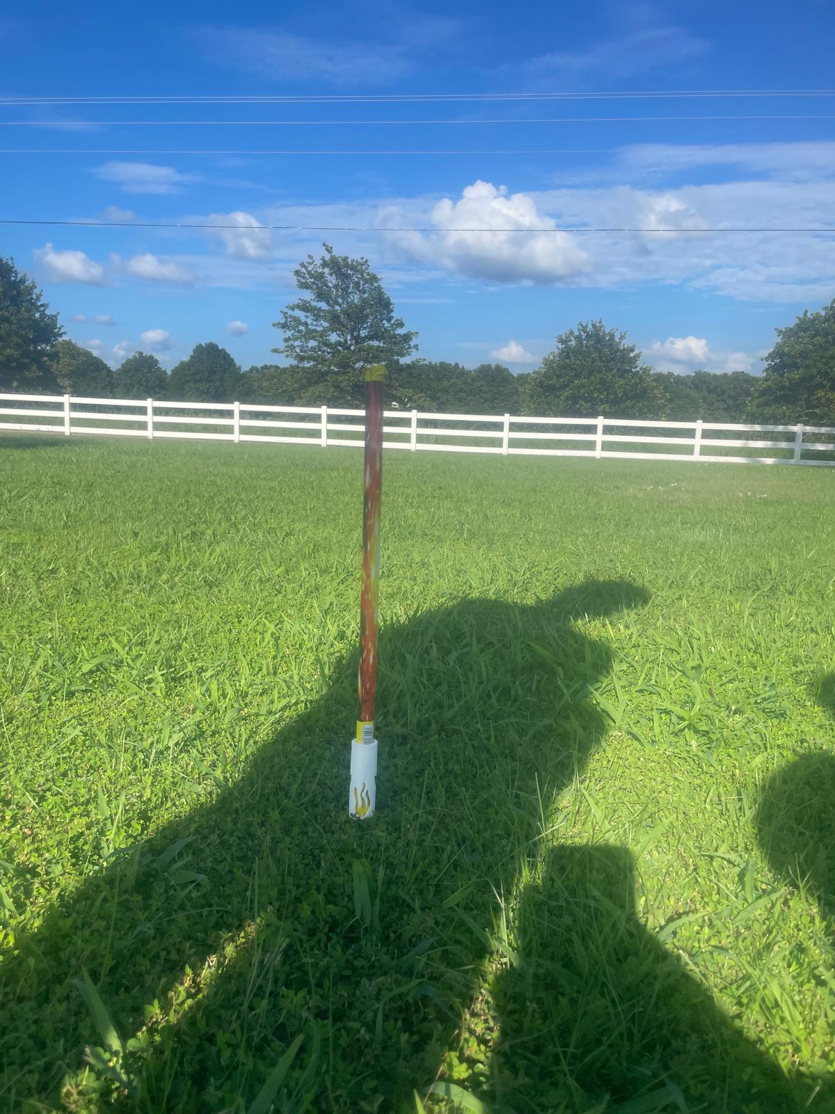 Roman candle holder