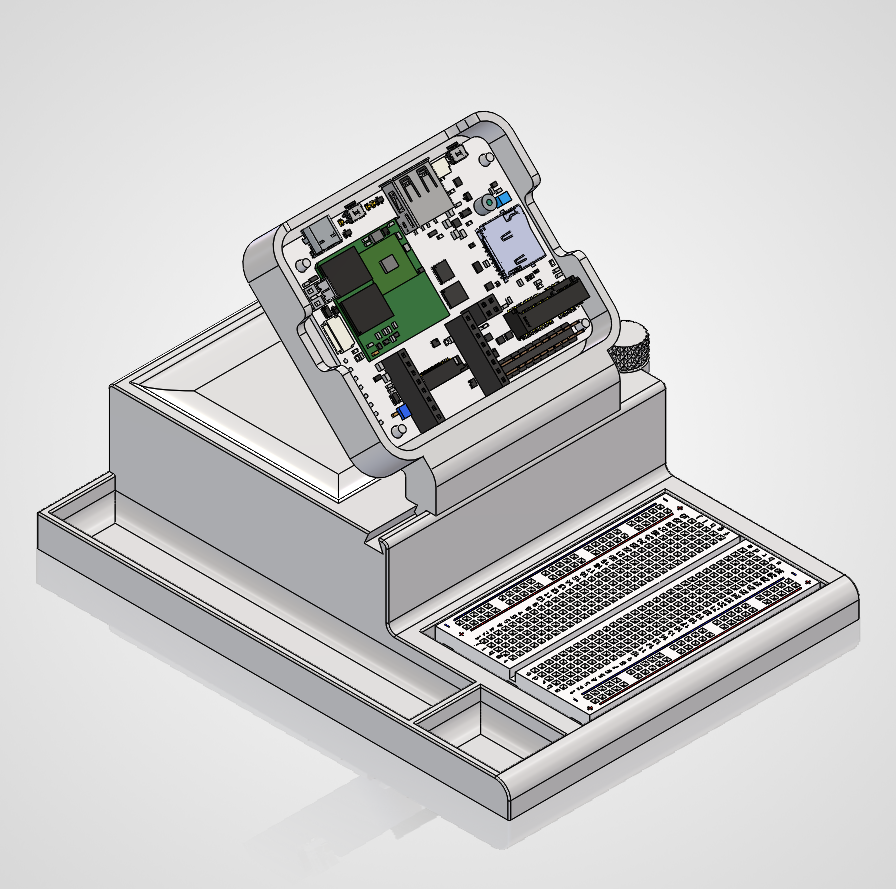 Prototype Station : Development / Microcontroller adjustable holder and storage — thumbnail 5
