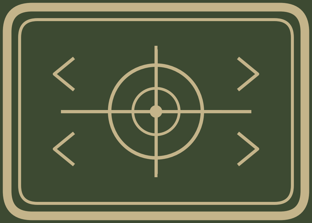 Airsoft Morale Patch | Crosshair PVC Plaque STL + 3.5x2.5 PNG
