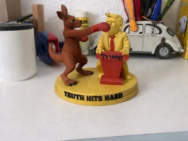 Truth Hits Hard – Kangaroo vs. Trump Satire