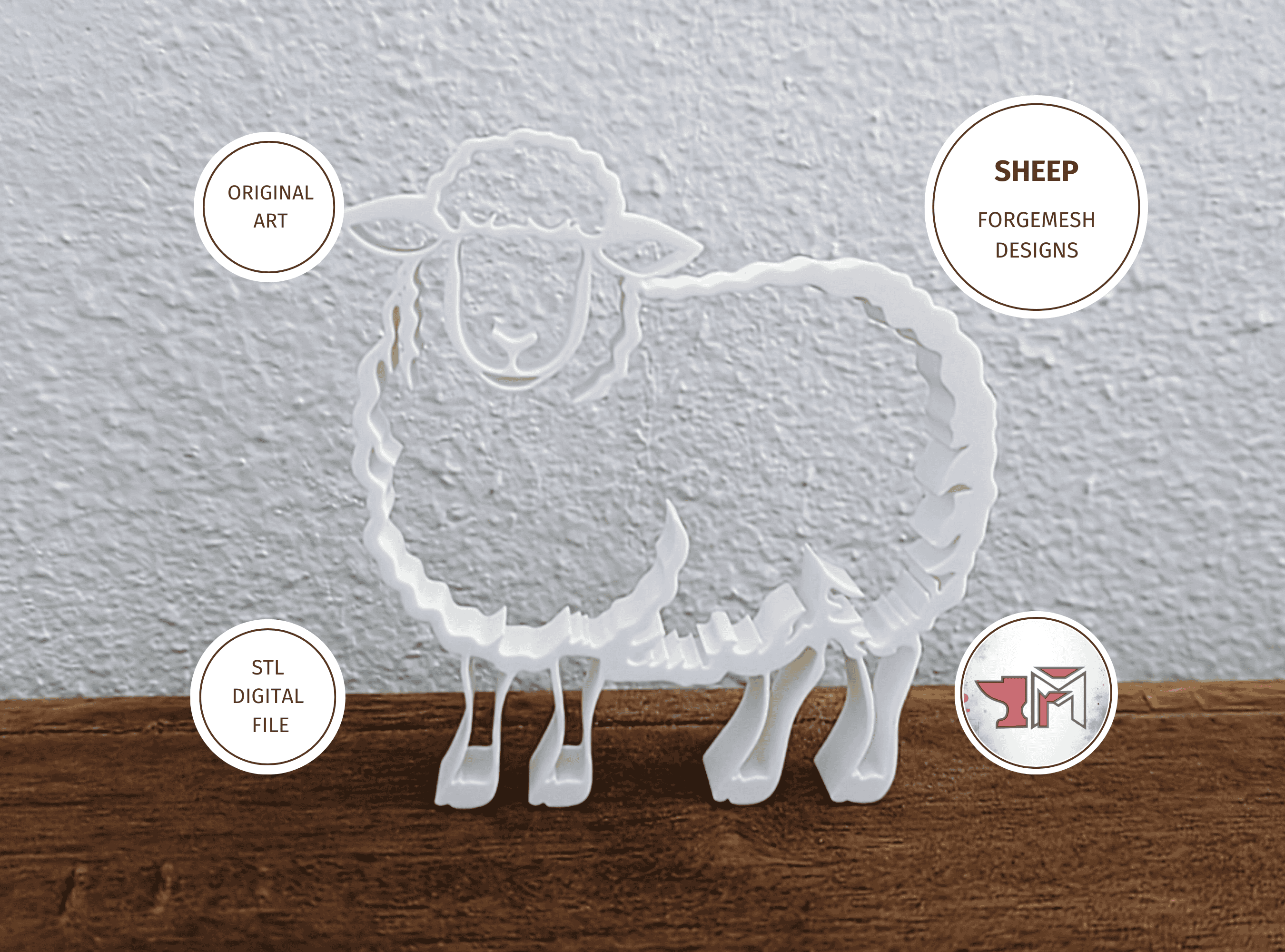 Farm Animal - Sheep STL