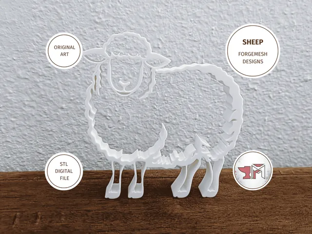 Farm Animal - Sheep STL