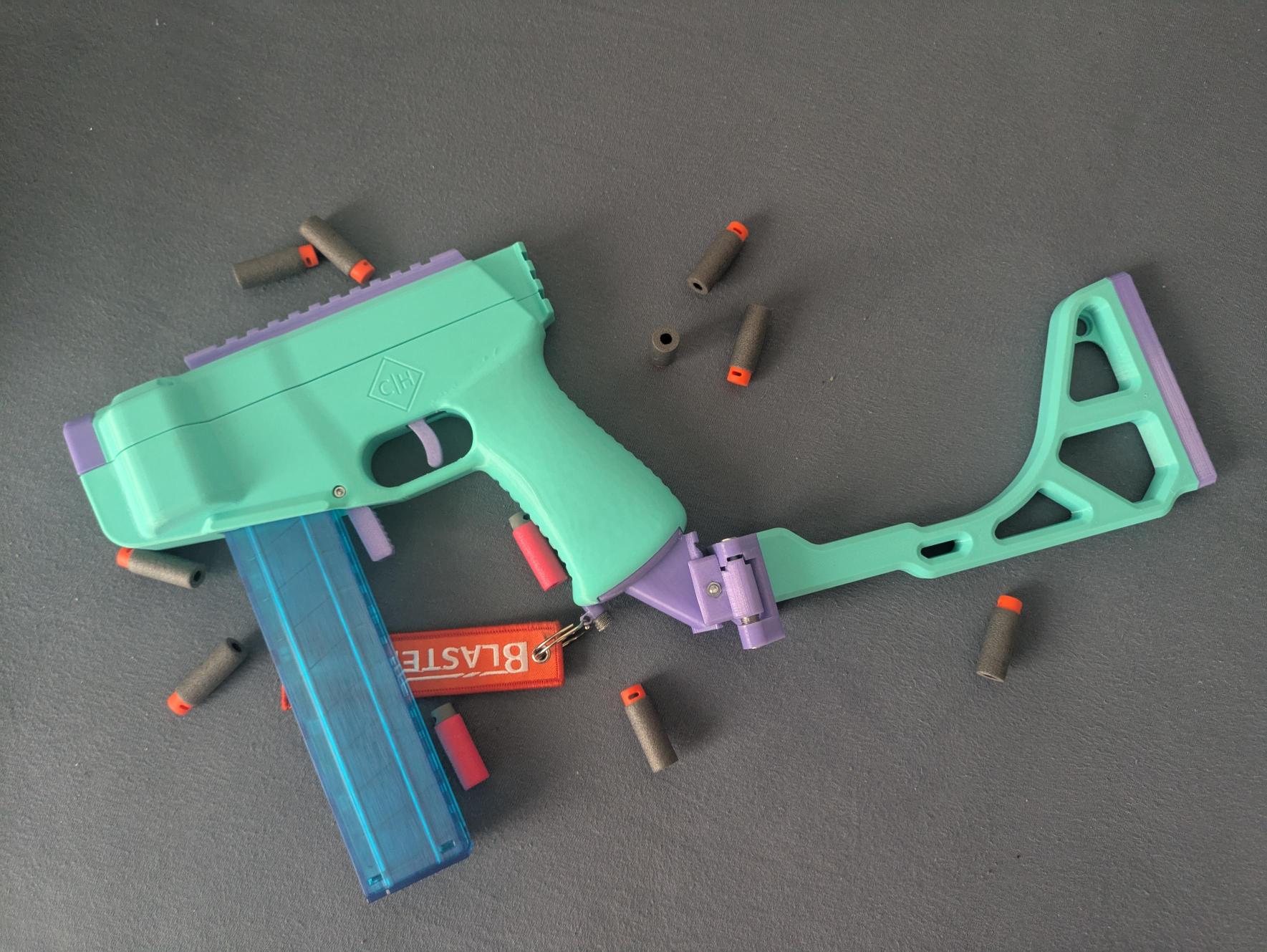 Paintball like Picatinny Back Grip Stock Point