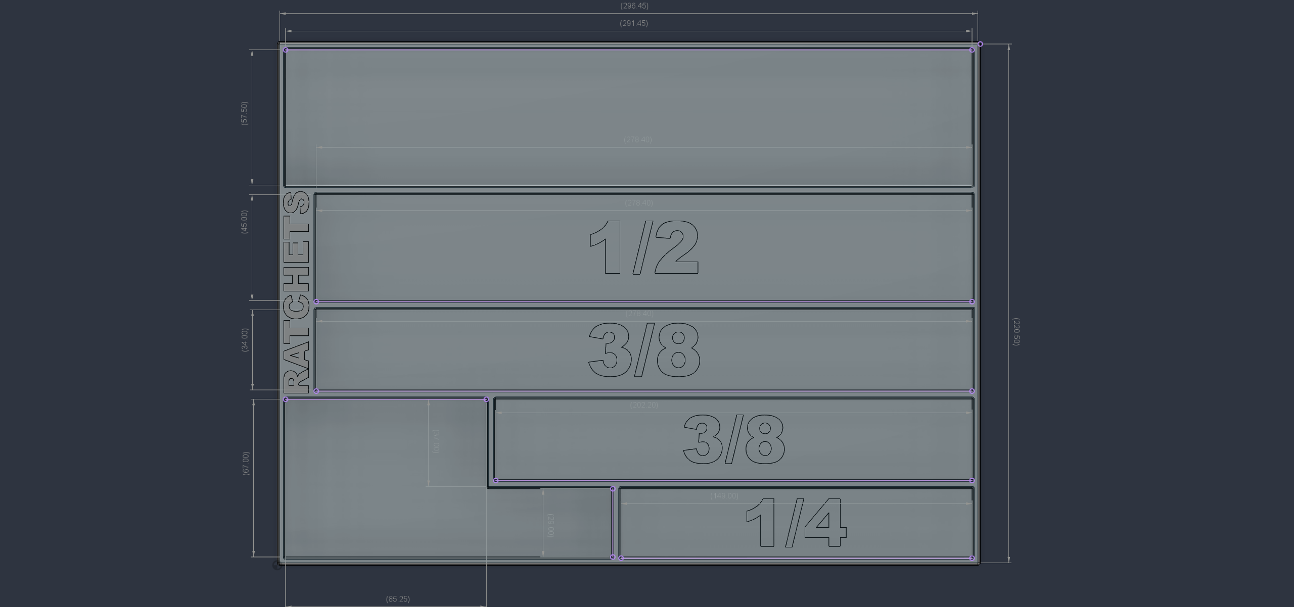 RATCHET WRENCH TOOL BOX ORGANIZER — STL Grátis | 3DFinder