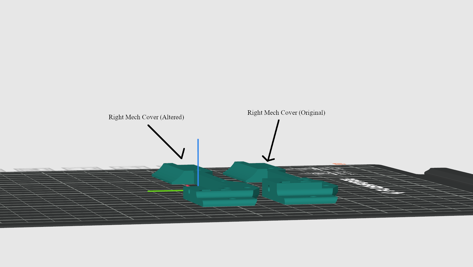 Fixed Right and Left Side Mechanical Covers for the NP5 (and NP5SD) MANUAL Gryphon