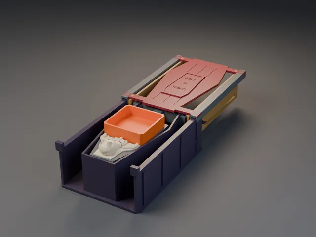 Rise & Treat — Sliding-Lid Skeleton Candy Coffin