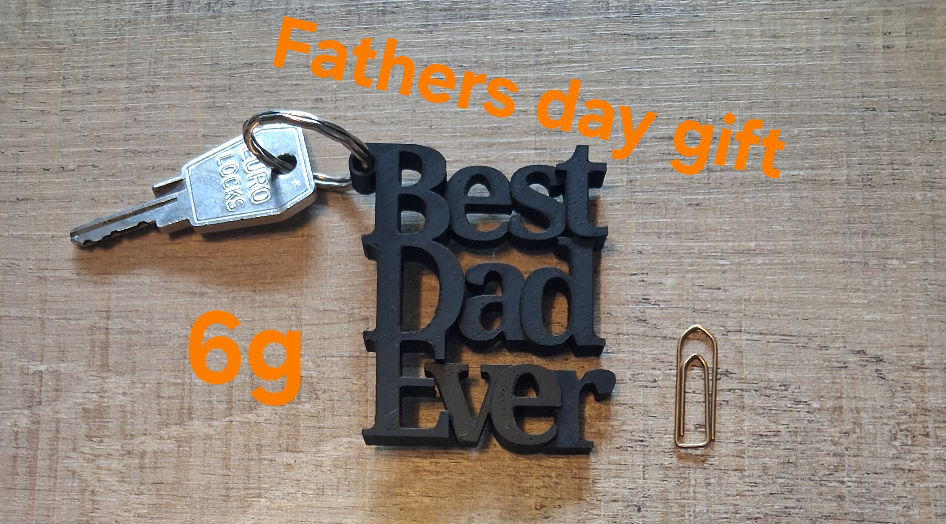 Fathers day gift keychain Best Dad Ever