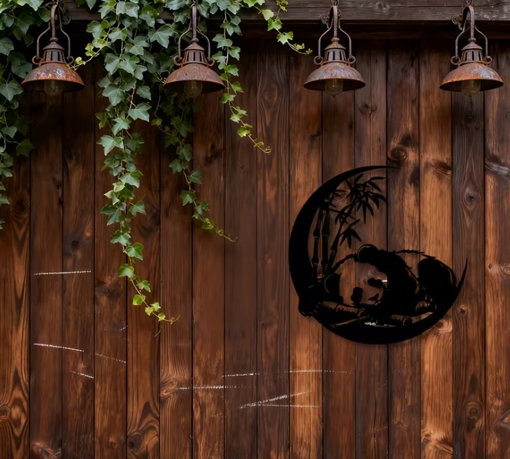 Sleeping Panda wall art