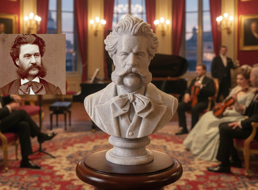 Johann Strauss II – Bust