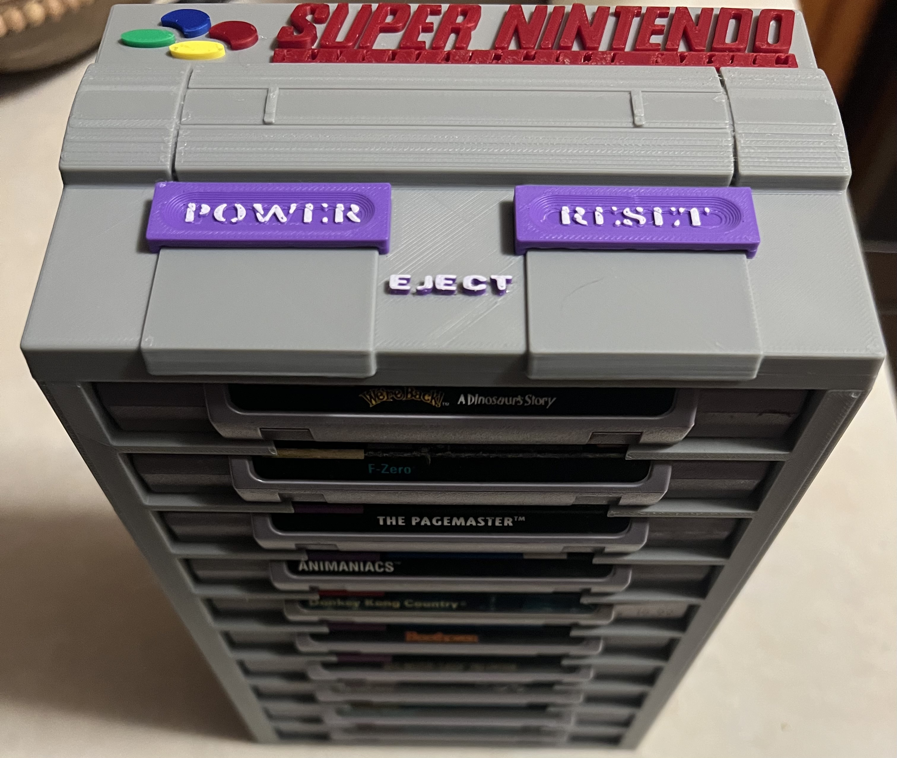 SNES game storage