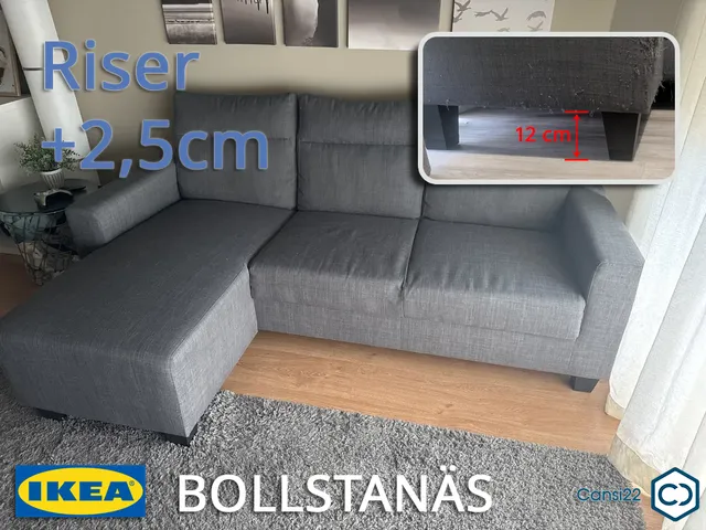 Ikea BOLLSTANÄS Feet Riser 2,5 cm