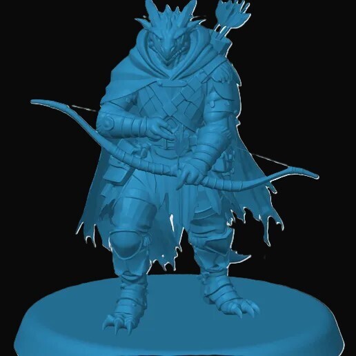 Miniatura 3 do modelo 3D Dragonborn Ranger