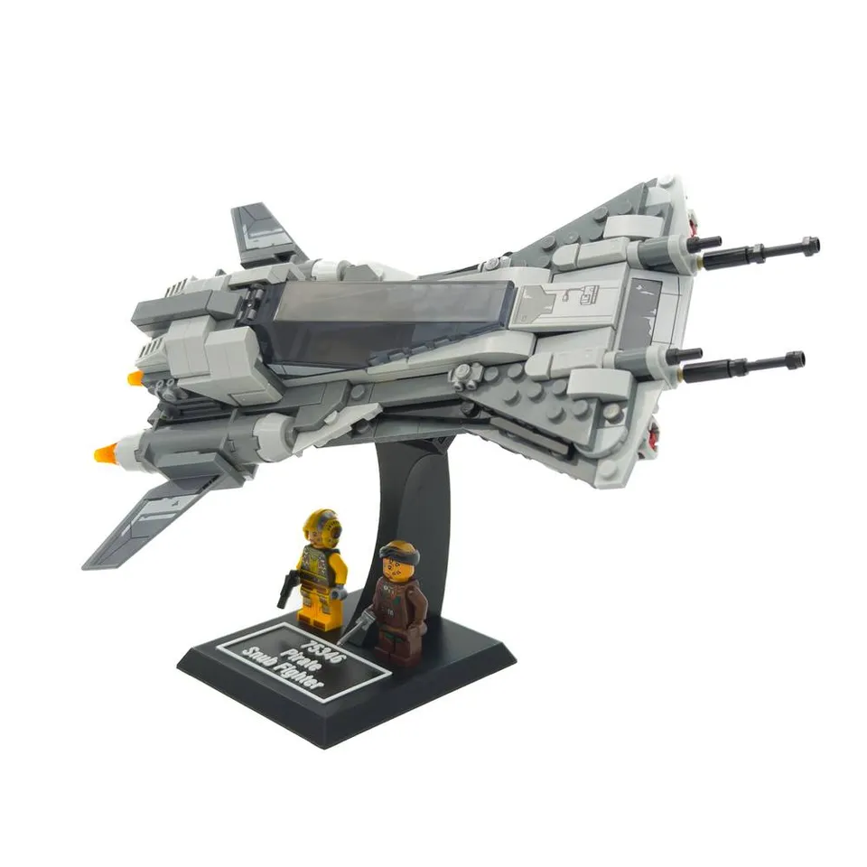 Display Stand for LEGO Star War 75325 Mandalorian N-1 Starfighter