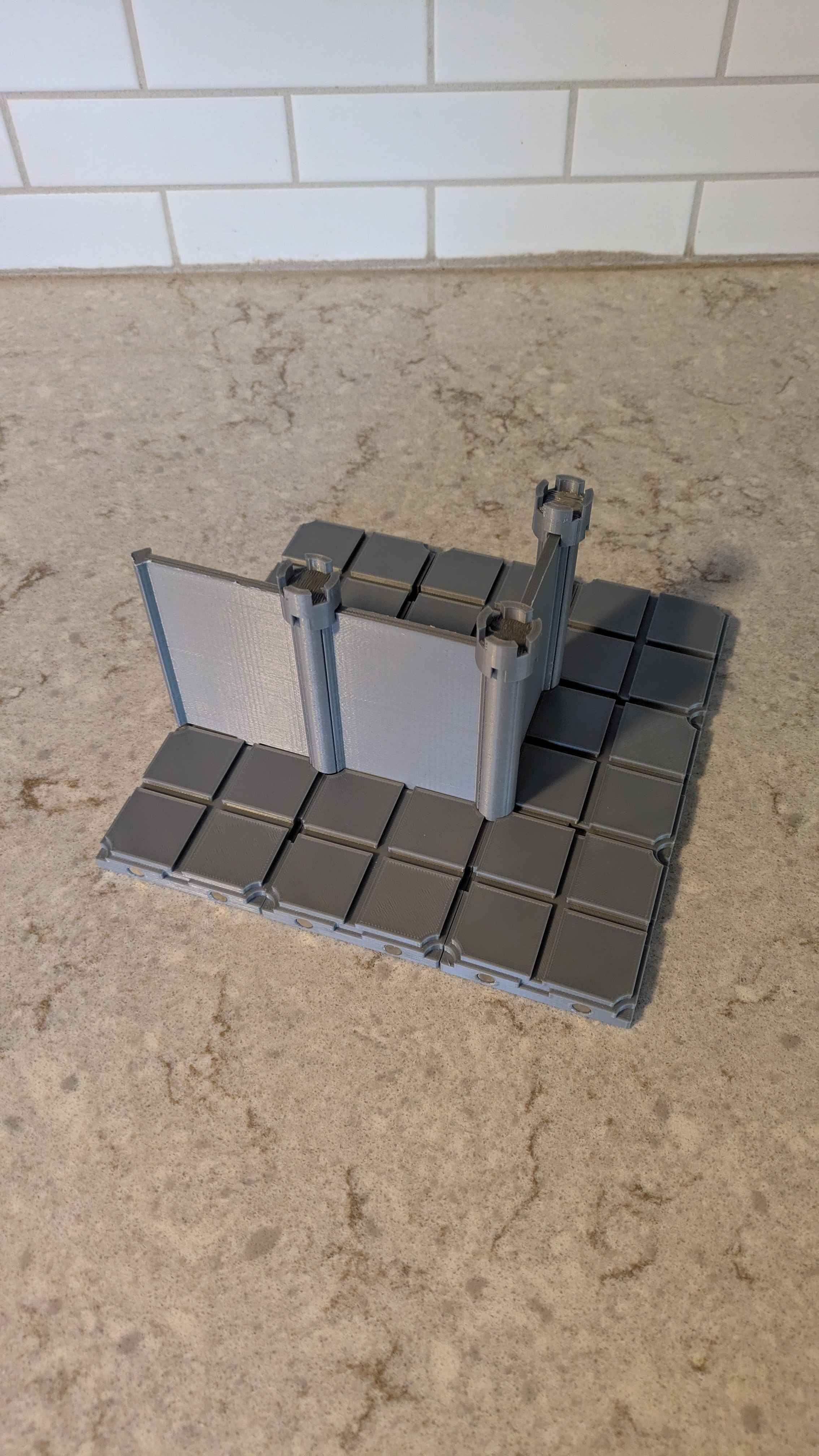 Magnetic TTRPG terrain map system
