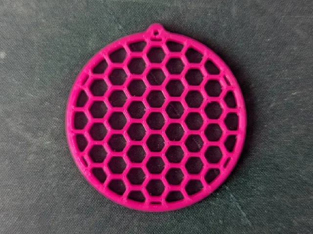 Hexagon earrings