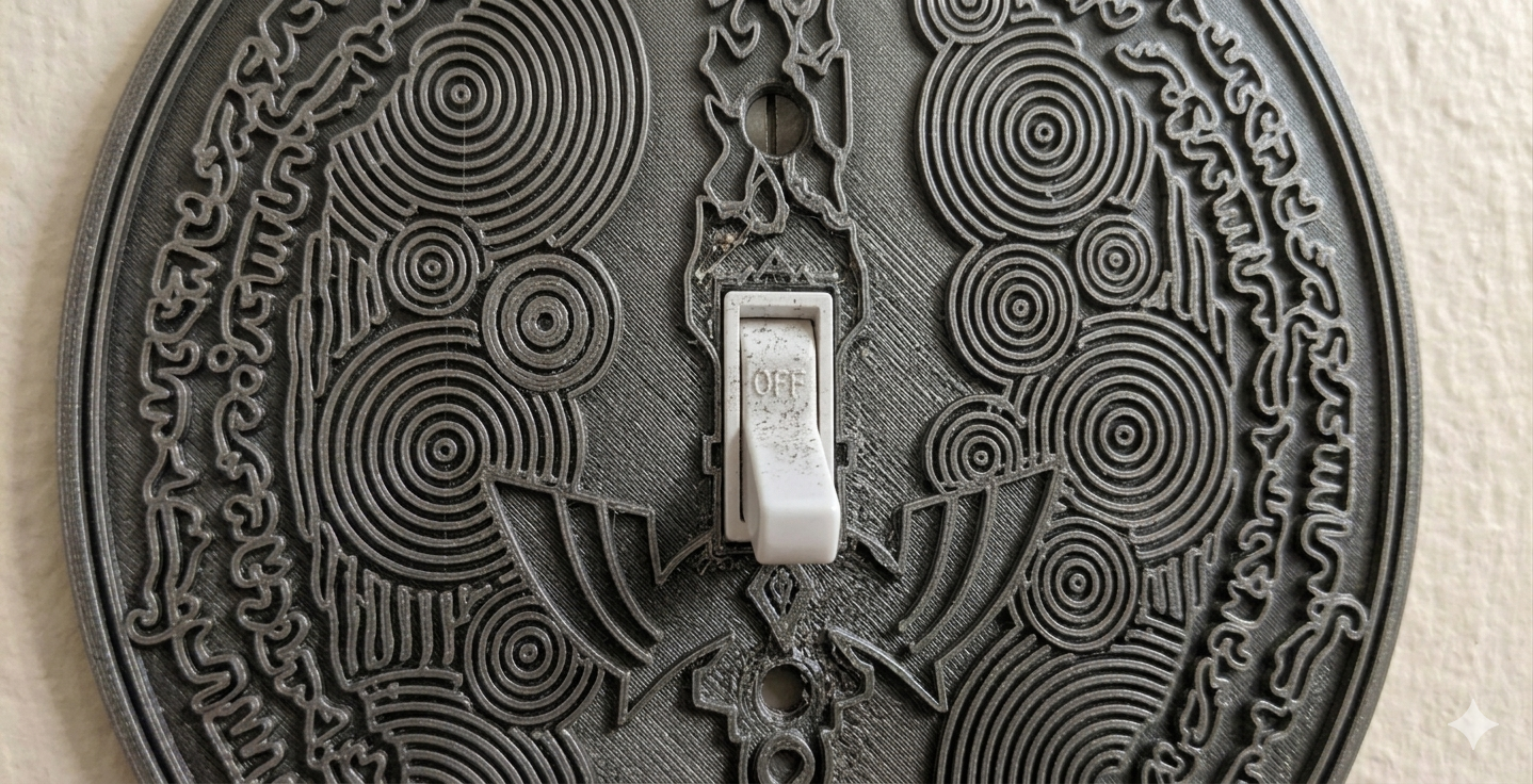 Legend of Zelda TOTK light switch cover
