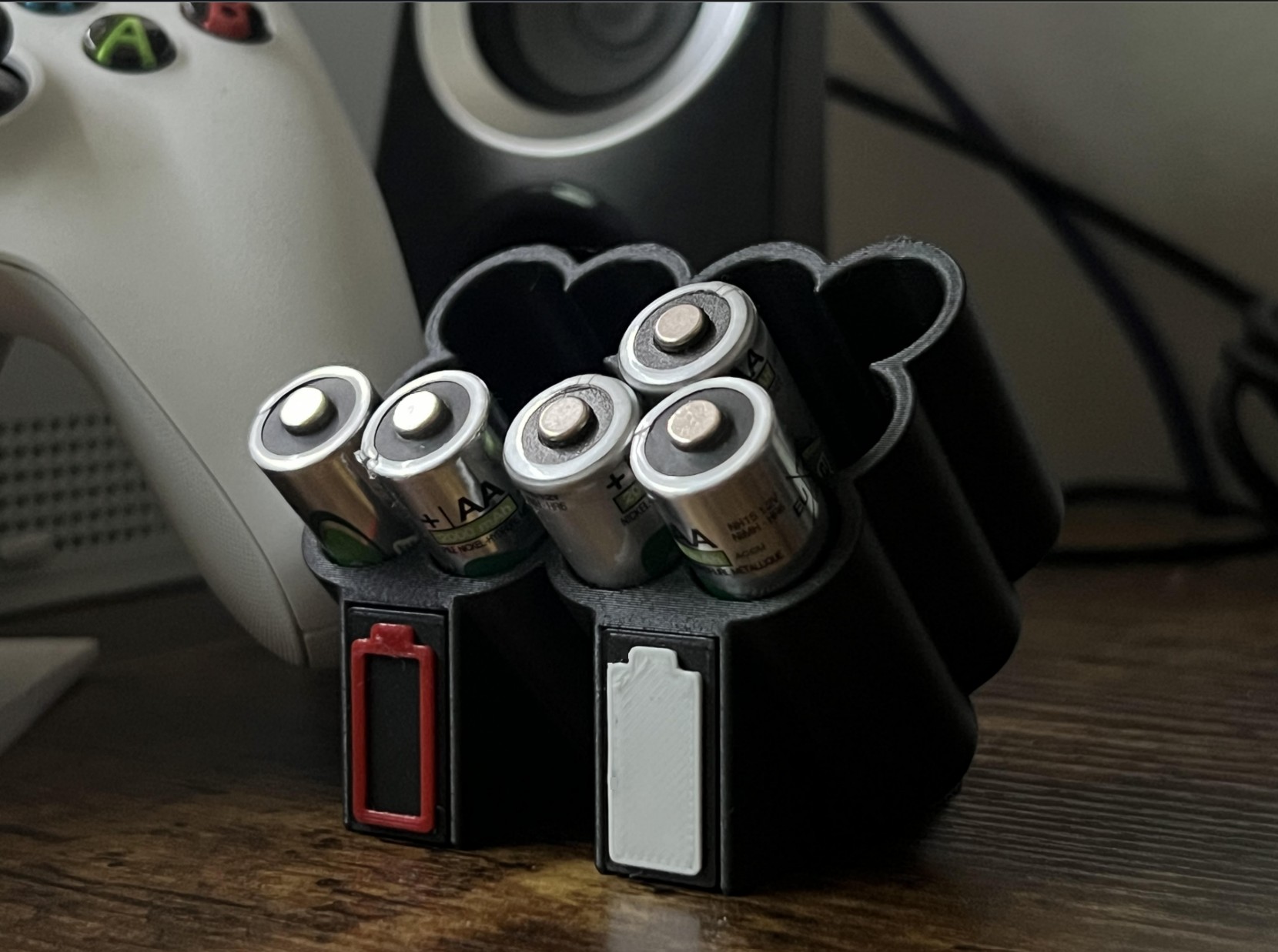 Organizer for Rechargeable AA Batteries
