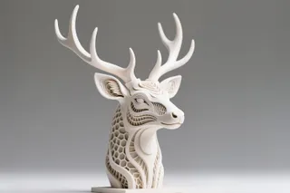 Deer Head, Hexa Sculpture