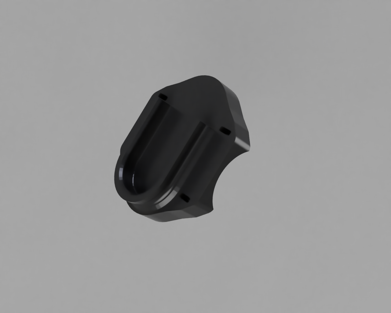 insta360 miniremote holder motorcycle 3D model by Gilbi