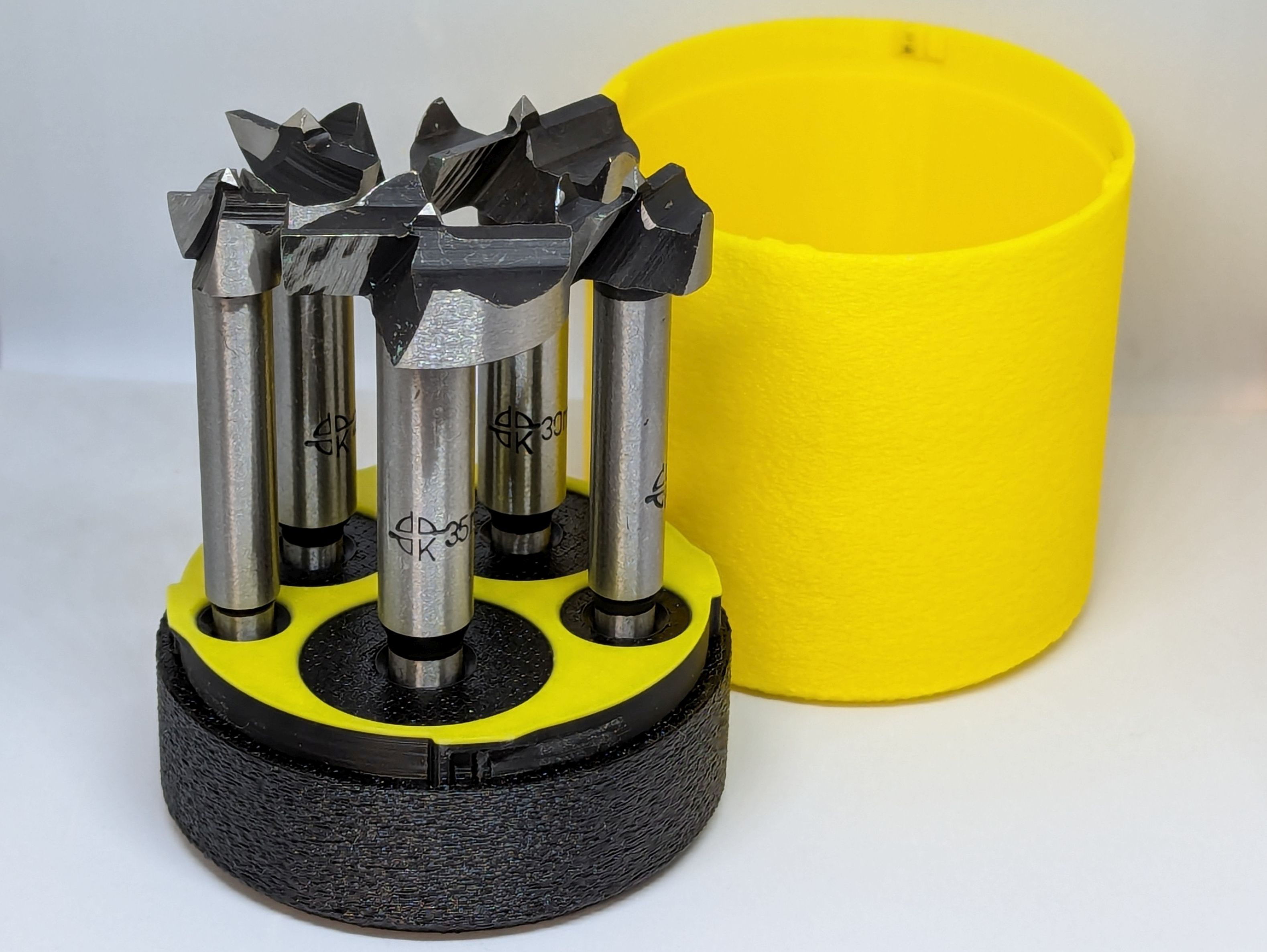 Miniatura 5 do modelo 3D Forstner drill bit Quick lock case