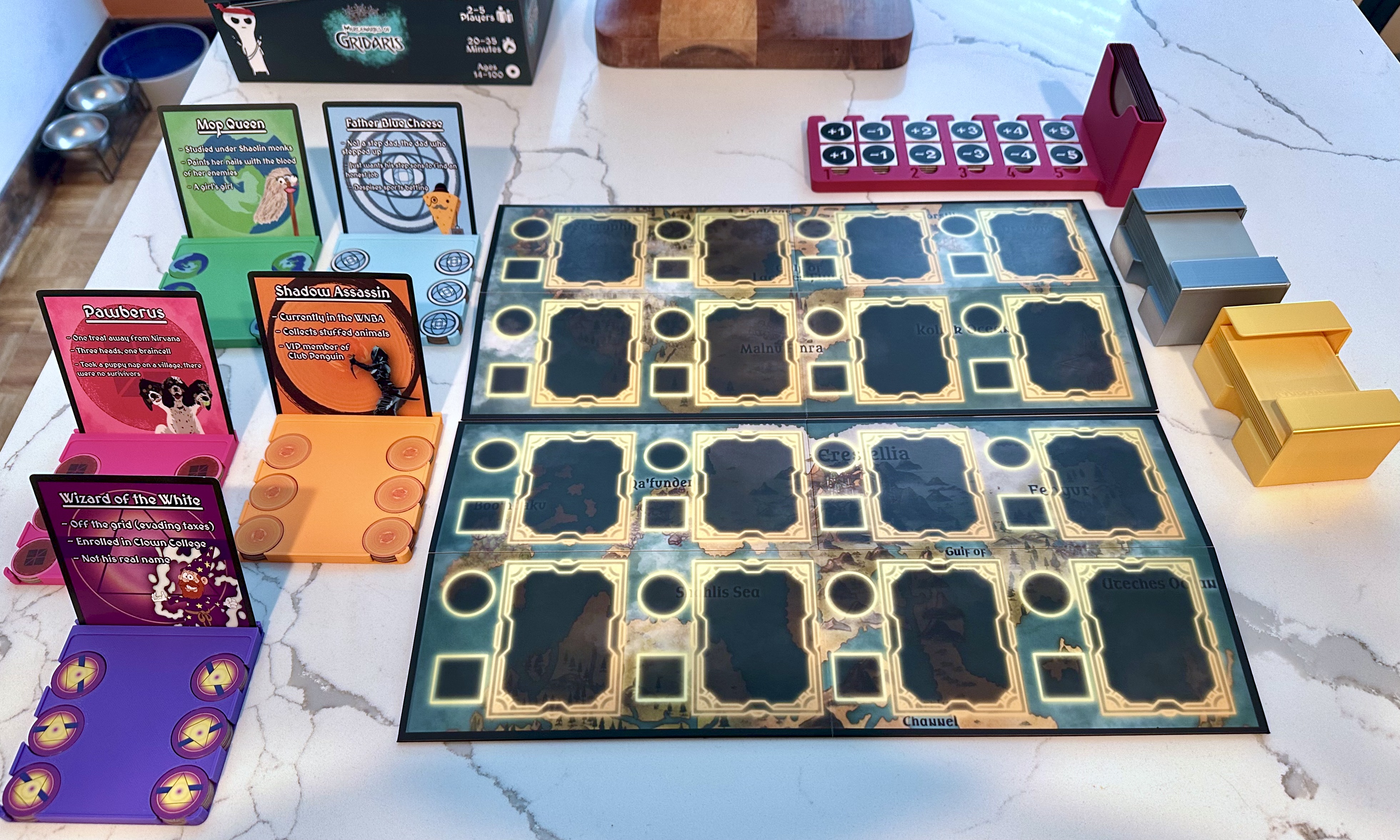 Mercenaries Of Gridaris Game Insert