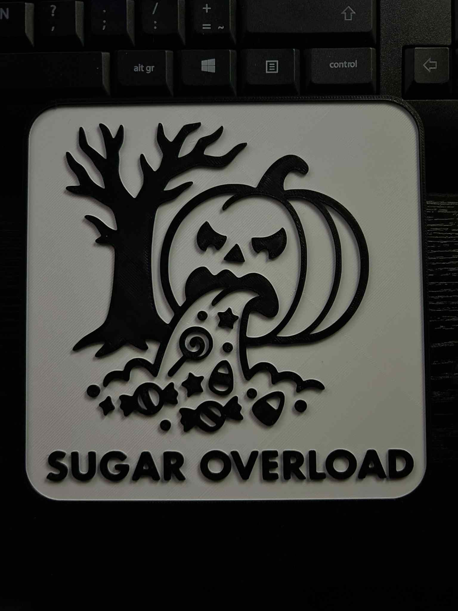 Sign Pumpkin Sugar Overload